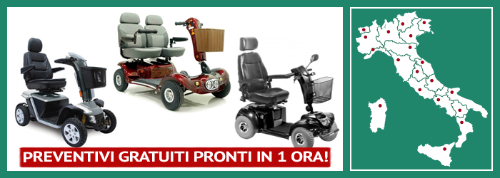 Vendita di scooter elettrici per anziani e disabili a L'Aquila